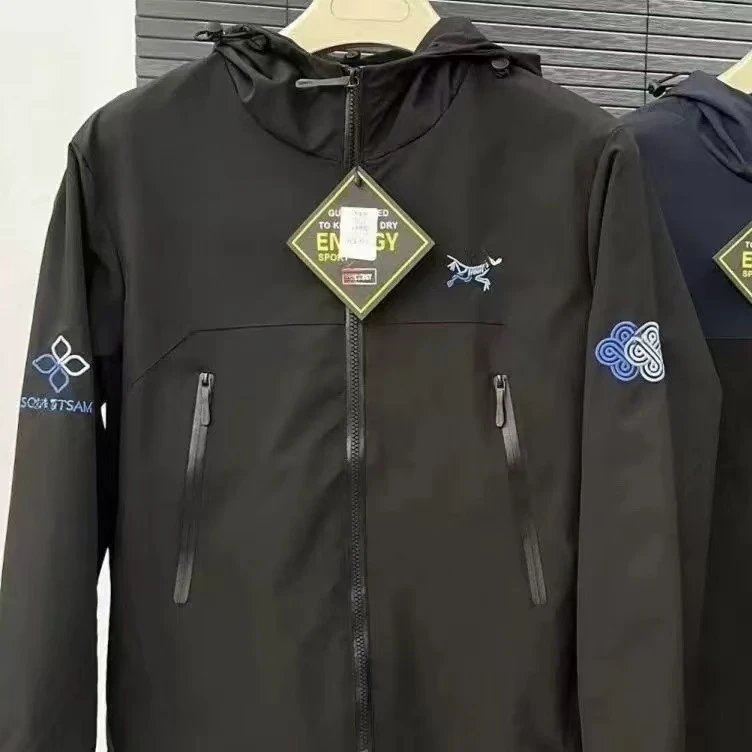 ARC gradient embroidery all black